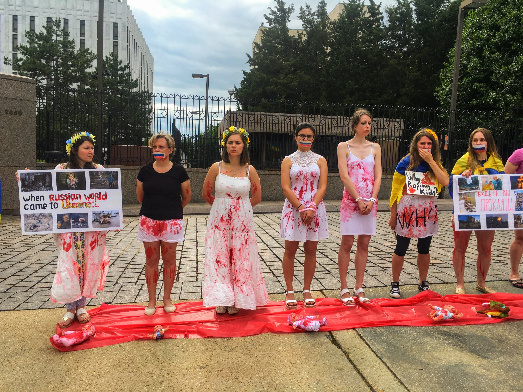 Russian Shame – Women’s Protest Against Russian Rape