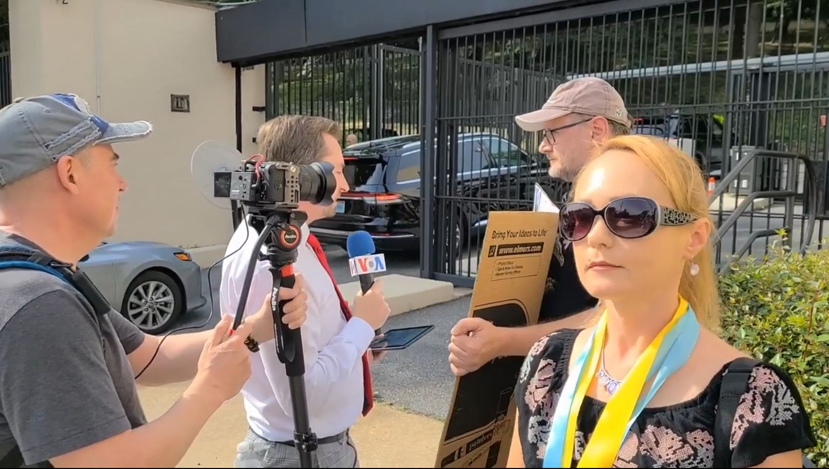 Protest against russia’s day celebration