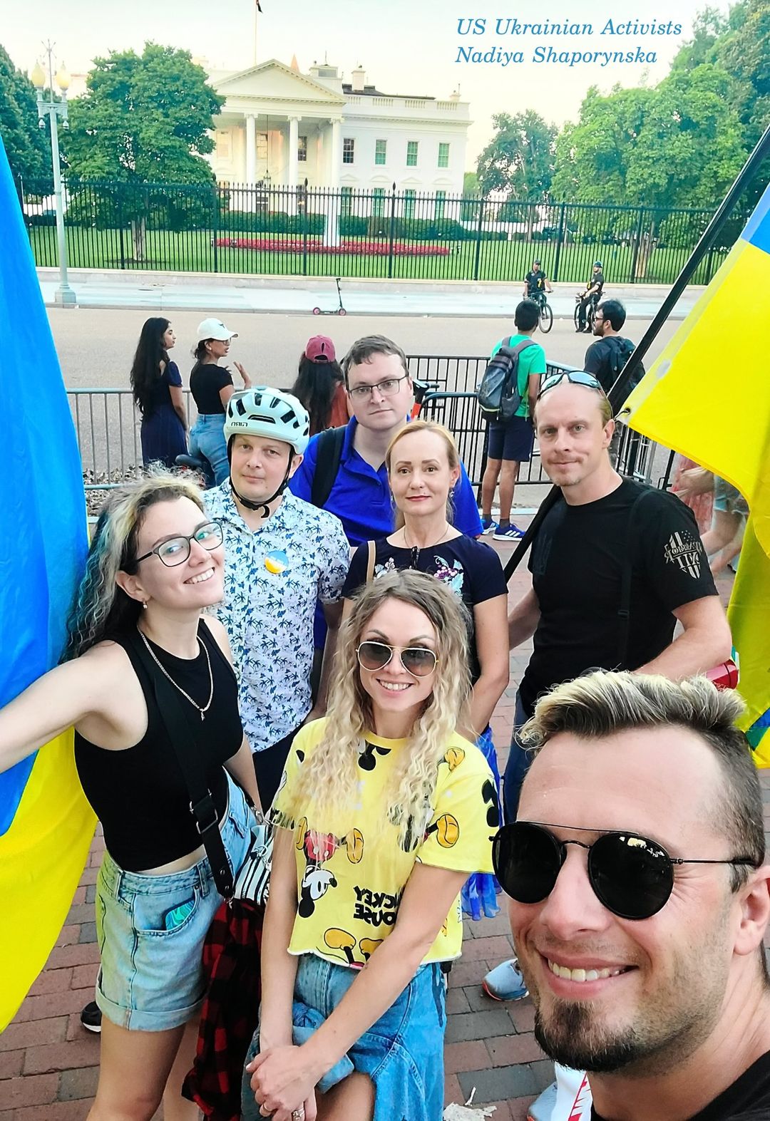 Ukrainian visitors from Florida join our daily rally! Ukrainian visitors from Florida join our daily rally!