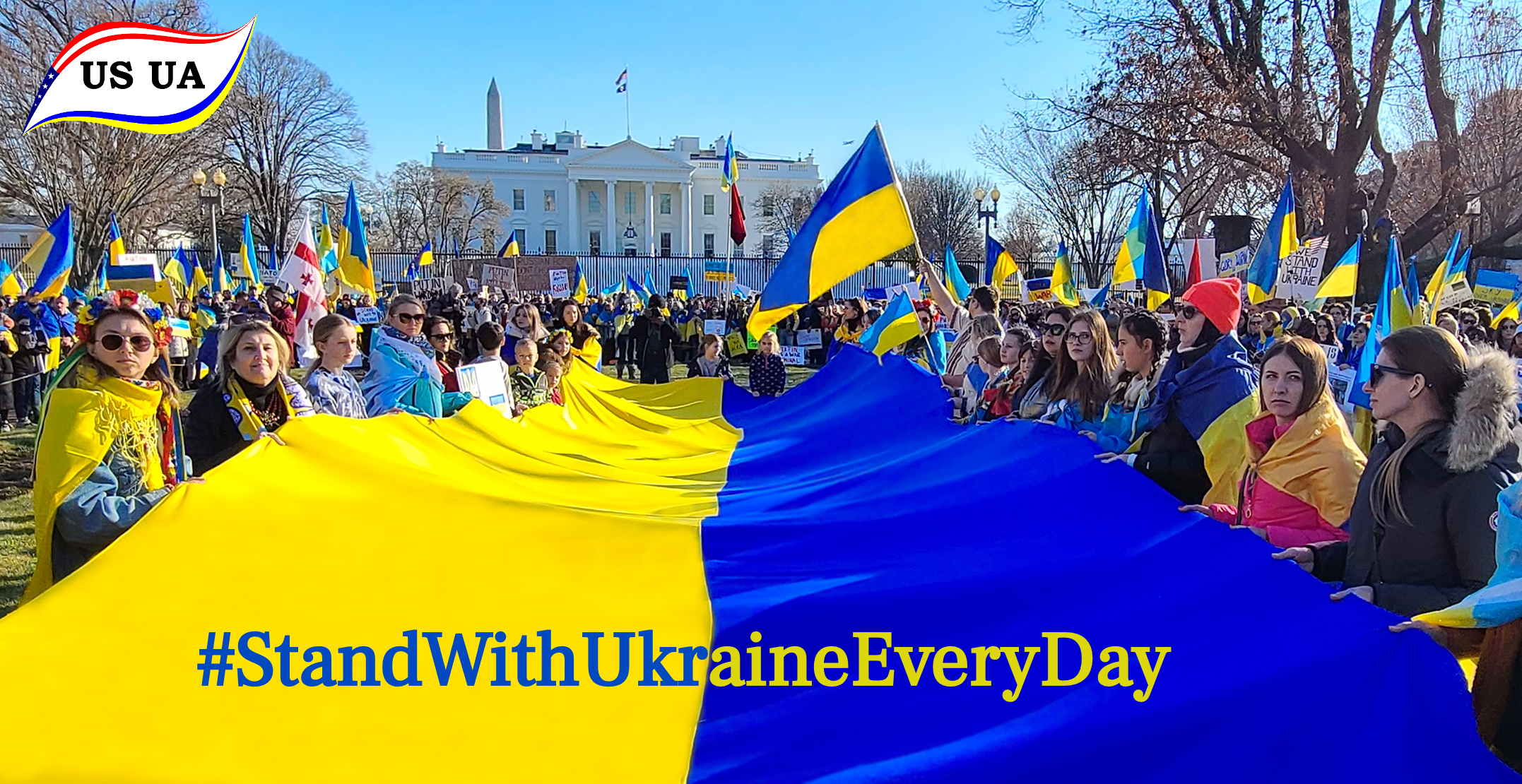 USUA Daily Rally! #StandWithUkraineEveryDay by the White House, Washingon, D.C. USUA Daily Rally! #StandWithUkraineEveryDay by the White House, Washingon, D.C.