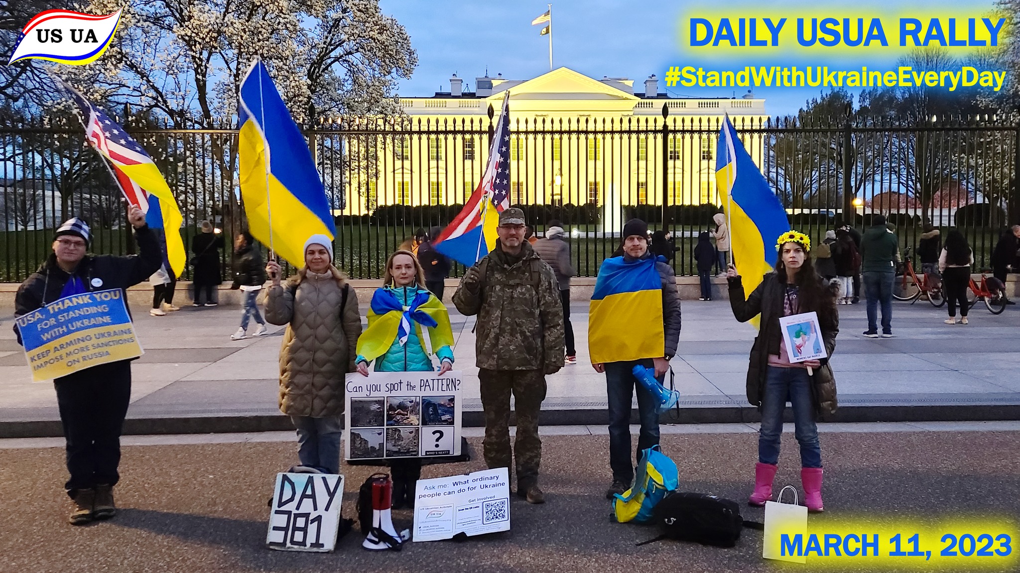 The 55th Week of USUA Daily White House Rallies The 55th Week of USUA Daily White House Rallies