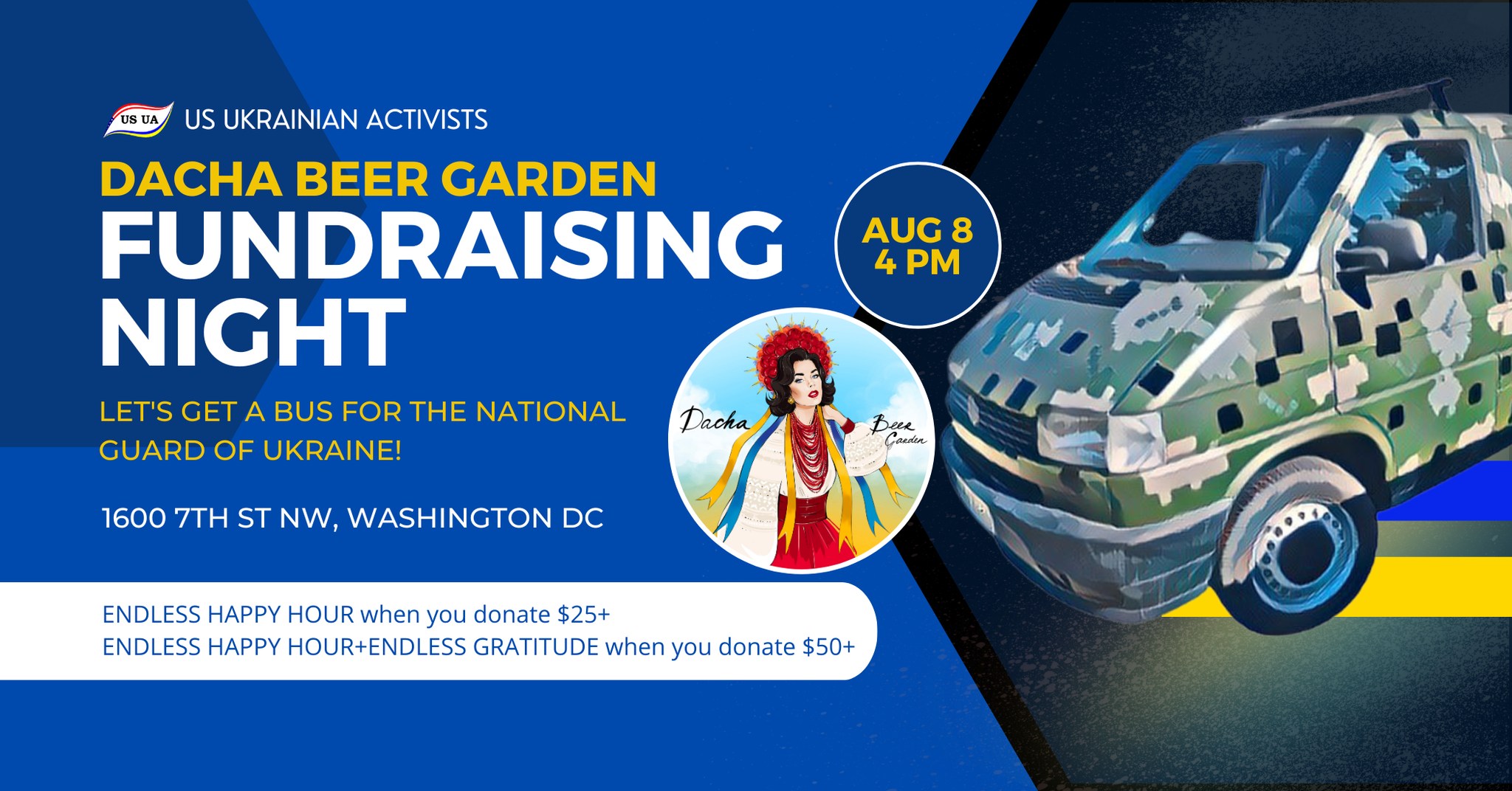 Fundraising Night @ Dacha Beer Garden