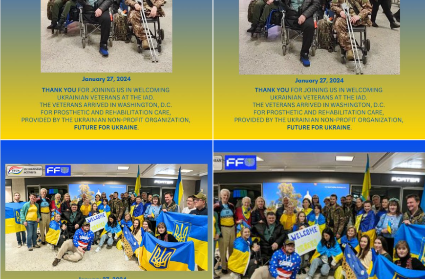 2024-01-27 Meeting Ukrainian Heroes at the Dulles Airport (IAD)