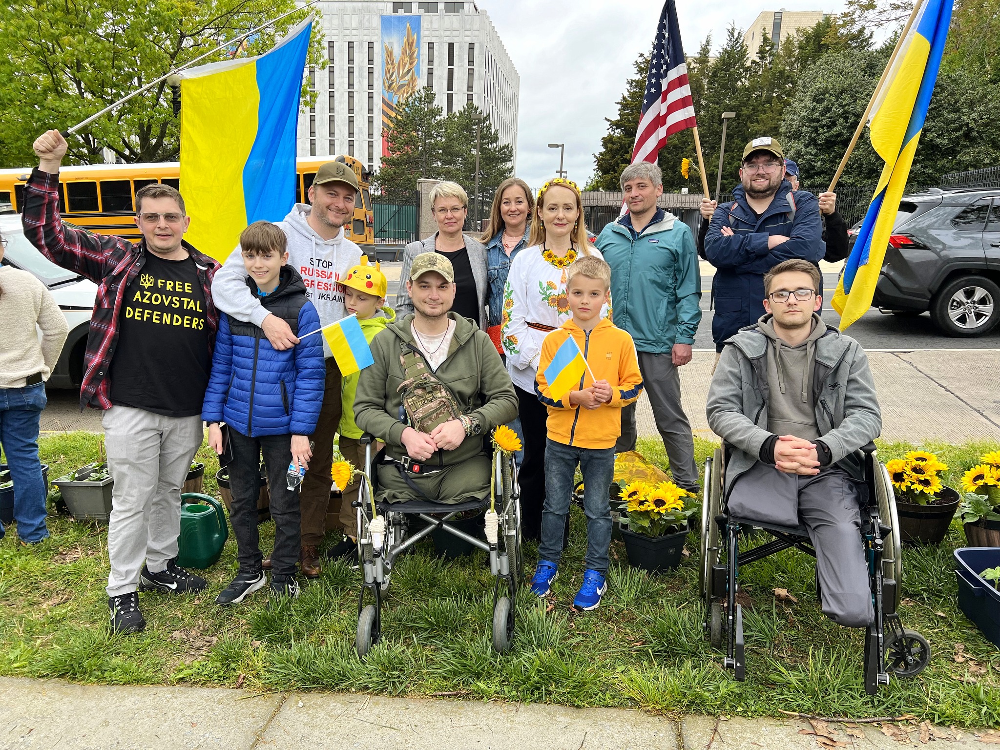 4/27/24 The Third Annual Sunflower Planting in Washington, D.C.