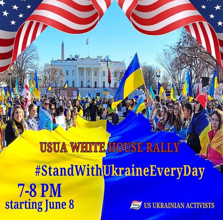 July 27, 2024 USUA White House Rally #StandWithUkraineEveryDay