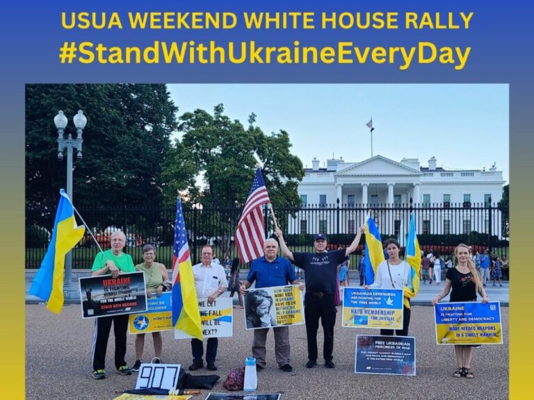 USUA Weekend White House Rally #StandWithUkraineEveryDay