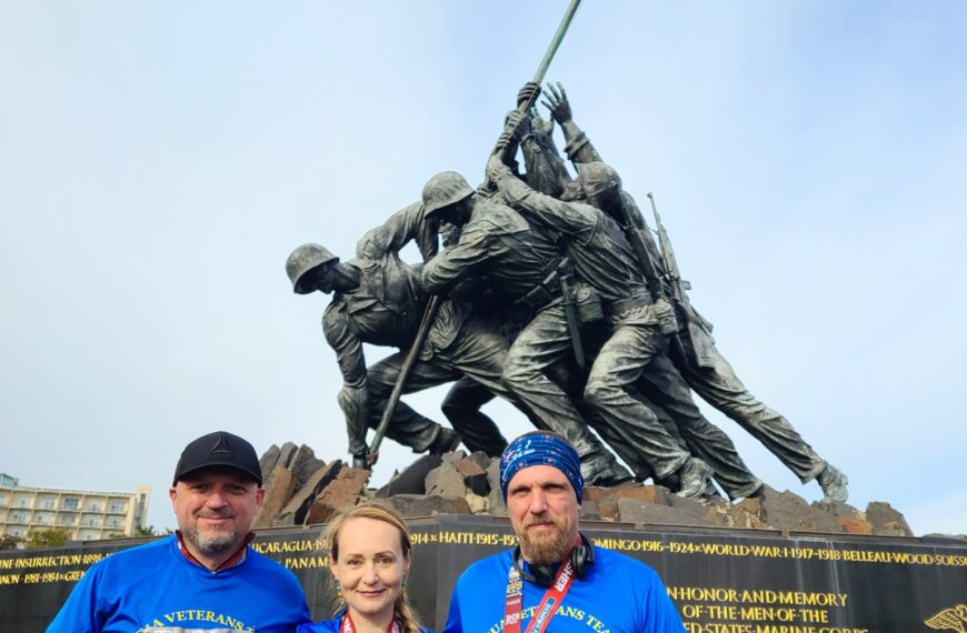 Ukrainian Heroes Run MCM10K with the USUA Veterans Team