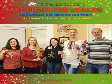 FLASHBACK: 12-02-23 FUNDRAISING EVENT: ART NIGHT FOR UKRAINE