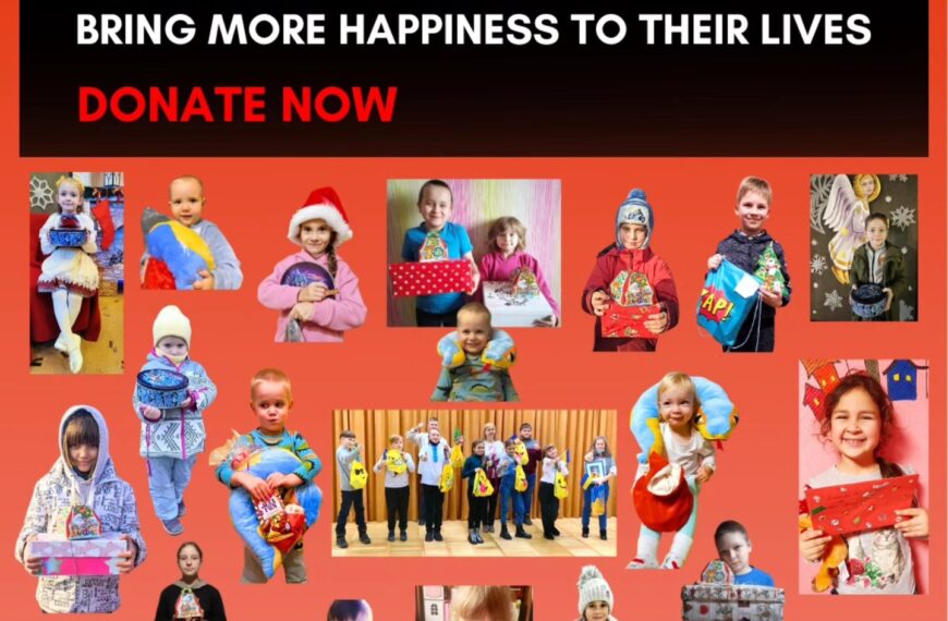 Support Ukraine’s Children Aid: Bring More Happiness to Ukrainian Kids