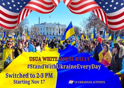 USUA White House Rally #StandWithUkraineEveryDay