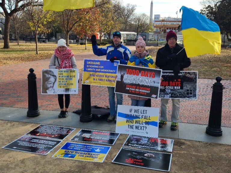 REPORT: USUA White House Rally #StandWithUkraineEveryDay 12/07/2024