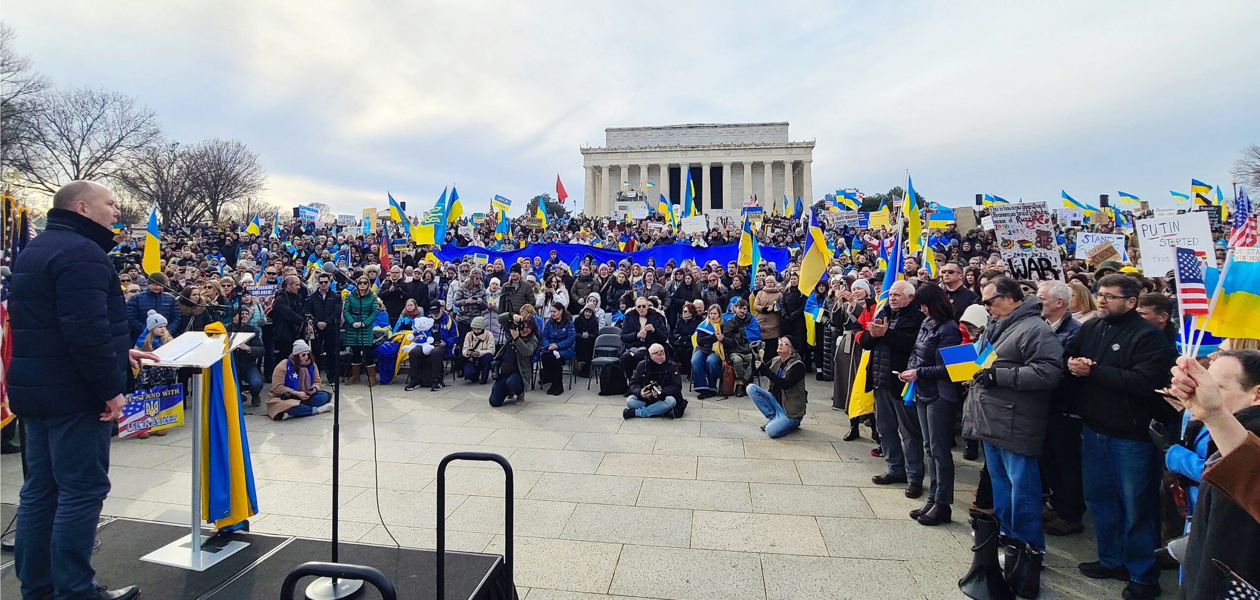 REPORT: Mass Rally – Marking Three Years of russia’s Full-Scale War Against Ukraine