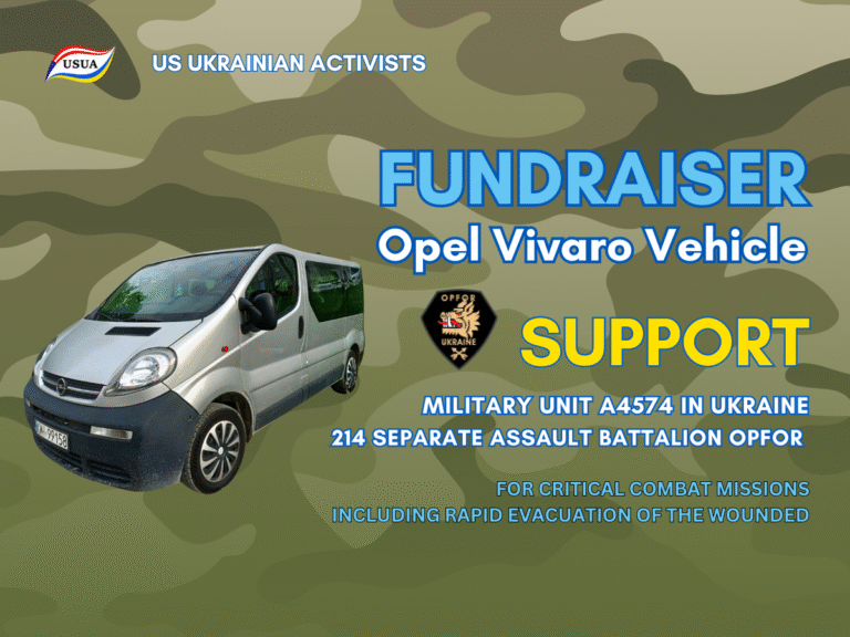 FUNDRAISER: Opel Vivaro Vehicle Needed for Critical Combat Missions