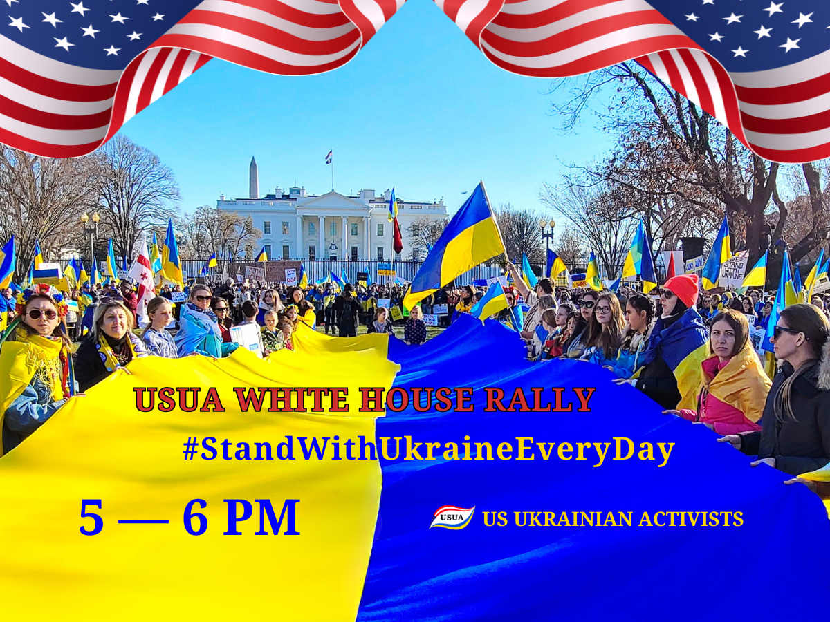 EVENT: USUA White House Rally #StandWithUkraineEveryDay – 08/24/2025 EVENT: USUA White House Rally #StandWithUkraineEveryDay – 08/24/2025
