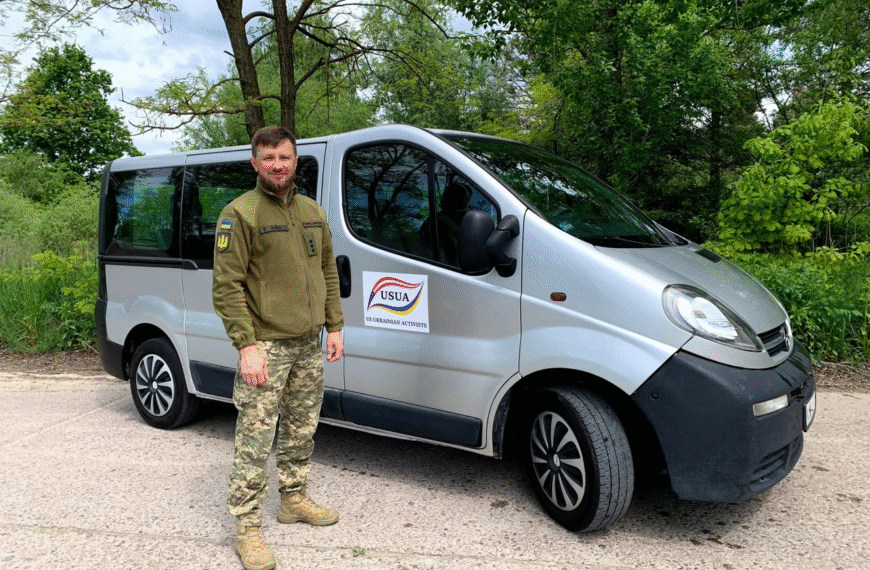 Fundraiser Report: Opel Vivaro Vehicle Purchased for Critical Combat Missions