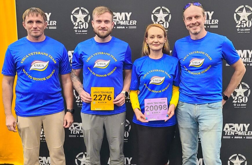 Meeting with Ukrainian Veteran Yurii Tsyntylevych from the USUA Veterans Team