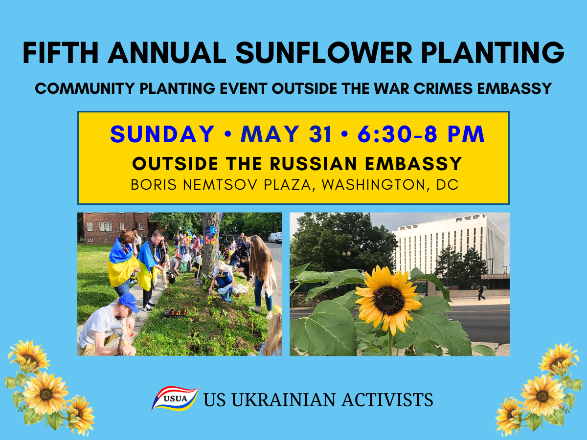 Fifth Annual Sunflower Planting in Washington D.C.