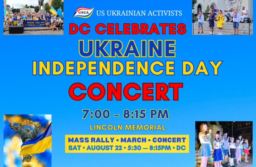 CONCERT: DC Celebrates Ukraine’s Independence Day!