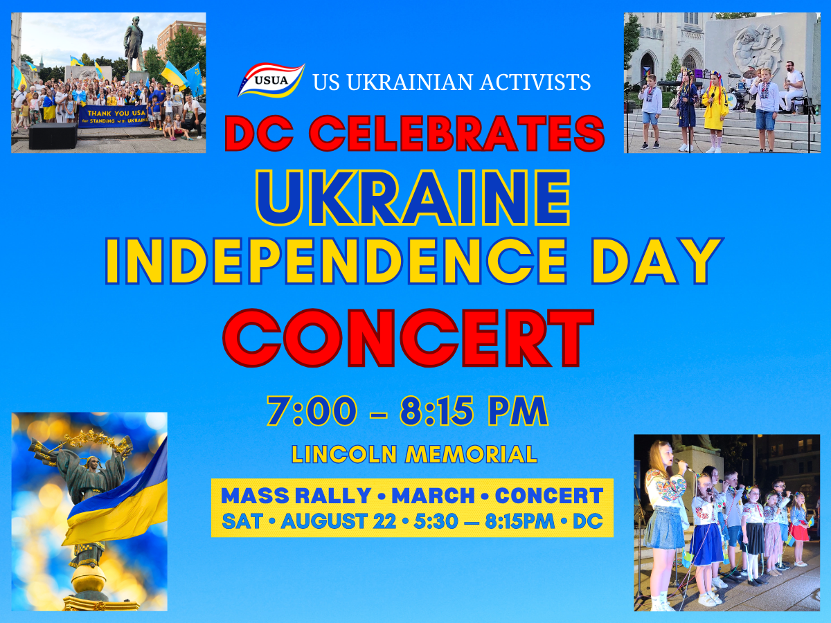 CONCERT: DC Celebrates Ukraine’s Independence Day! CONCERT: DC Celebrates Ukraine’s Independence Day!